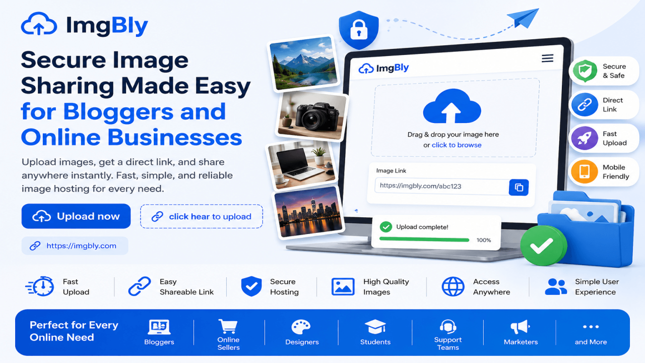 Secure Image Sharing Made Easy for Bloggers and Online Businesses