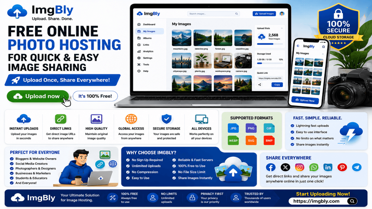 Free Online Photo Hosting for Quick and Easy Image Sharing