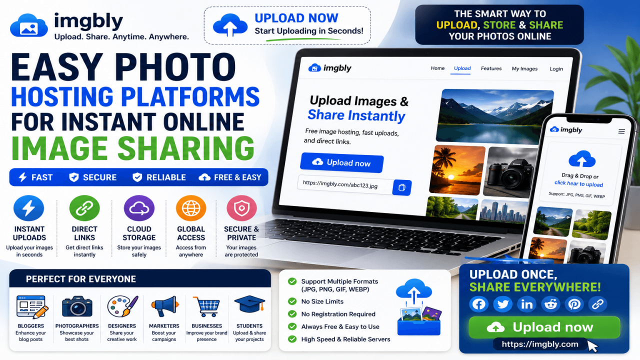Easy Photo Hosting Platforms for Instant Online Image Sharing