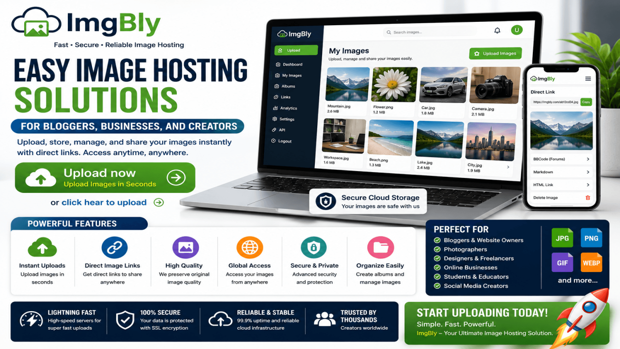 Easy Image Hosting Solutions for Bloggers, Businesses, and Creators